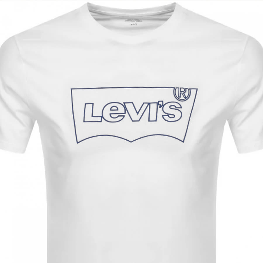 Alternative Image for ProductLevis Logo Crew Neck T Shirt White2